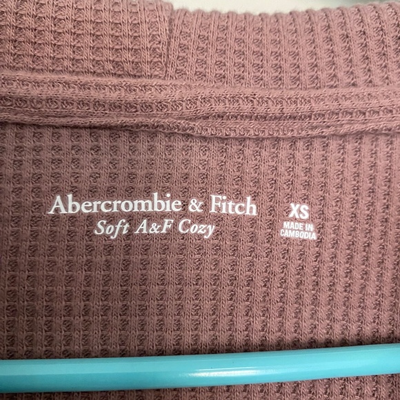Abercrombie & Fitch Tops Abercrombie Fitch Waffle Crop Long Sleeve